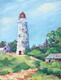 Chantry Island Lighthouse (plein air)