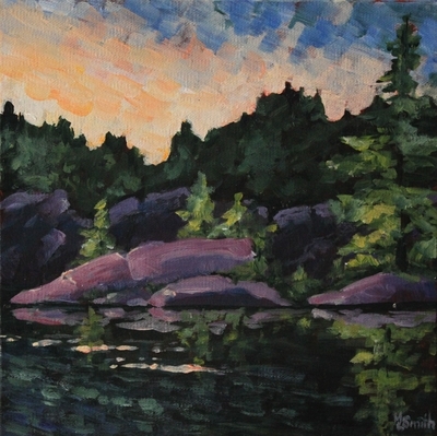 Charleston Lake Sunset (sold)