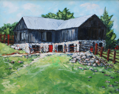 Davidson Farm  (plein air)