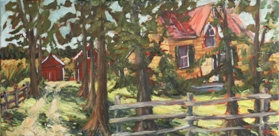 The Veldhuis Farm (plein air) (sold)