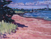 Southampton Beach (plein air) (sold)