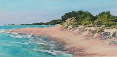 Turtle Beach (plein air)