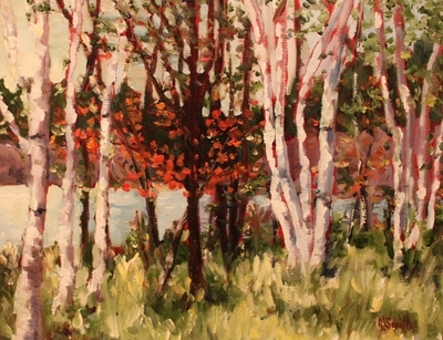 George Lake Birches Killarney (sold)